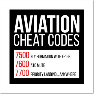 Aviation Cheat Codes Posters and Art